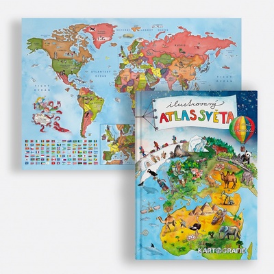Kartografie PRAHA, a. s. Balíček Ilustrovaný atlas světa + mapa států