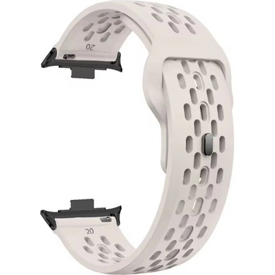 Planet Tech Силиконова каишка за Xiaomi Redmi Watch 4/5, Фитнес гривна Xiaomi Mi Band 8 Pro/9 Pro, Бял (RedmiWatch4-16new)