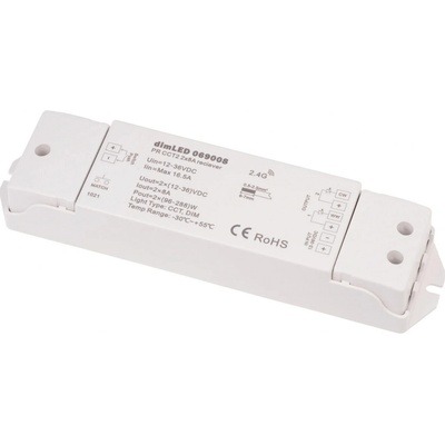 Přijímač dimLED PR CCT2 - dimLED přijímač PR CCT2 2x8A