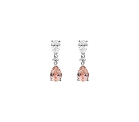 Diamonfire Stříbrné náušnice E6190