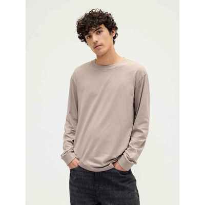 Gap tričko Everyday Soft s logom sivé