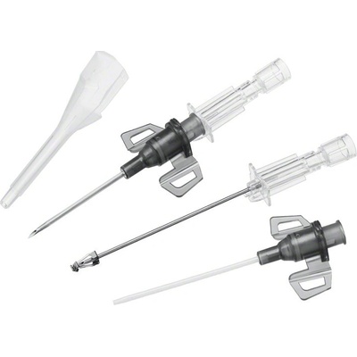 Introcan Safety 3 16 G 1,7 x 50 mm sivá uzavrený IV katéter 50 ks