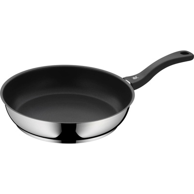 WMF 733686299, Kulatý, Univerzální pánev, Černá, Nerezová ocel, Nerezová ocel, Nerezová ocel, Keramický, Elektrický, Plyn, Halogen, Indukční