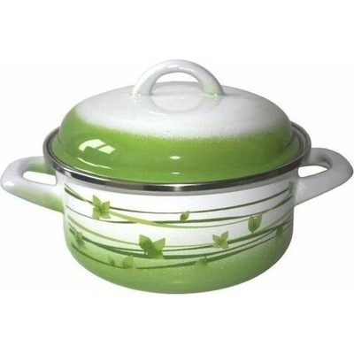 Metalac Kastrol tráva mělký kastrol Standard s poklicí 16 cm 1,5 l