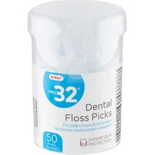 Dr.Max PRO32 Dental Floss Picks špáradlo s vloženou zubnou niťou 50 ks