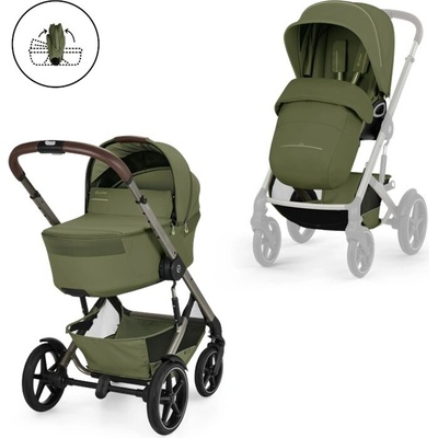 Cybex Talos S Lux incl. Foldable Cot Gold Moss Green 2026