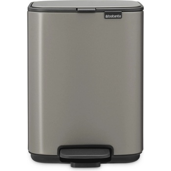 Brabantia Кошче за отпадъци с педал BO 4 л, платина, стомана, Brabantia (BRAB237881)