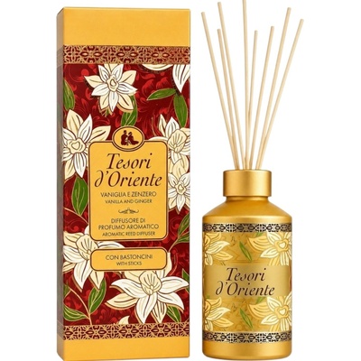 Tesori difuzér s tyčinkami Vanilka & Zázvor 200 ml