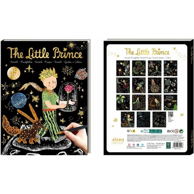 Škrabací obrázky 15 ks Malý princ – Zboží Dáma