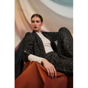 Moodo Черно сако с animal принт Moodo Moodo | Cheren | ЖЕНИ | XS