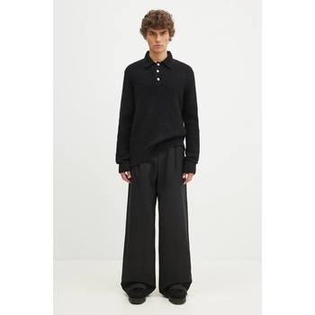 Norse Projects Вълнен пуловер Norse Projects Rasmus Relaxed Brushed Polo (N45.0614.9999)