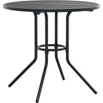 Patio маса кръгла антрацит O80x72, 5 см прахово покрита стомана