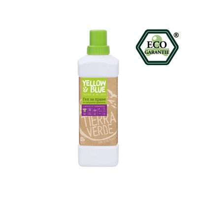 Tierra Verde Еko Гел за пране от сапунени орехчета с масло от лавандула - 1л - 33 пранета