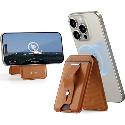 ESR HaloLock Geo Wallet Stand Caramel Brown 2K6090205