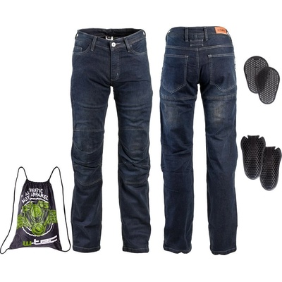 W-TEC Мото дънки W-TEC Pawted 5XL тъмносин (14799-5XL)