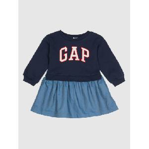 GAP Бебешка рокля с логото на GAP GAP | Sin | Момичешки | 4 години