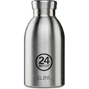 24Bottles Термобутилка Clima Basic 330 мл сребърна (90)