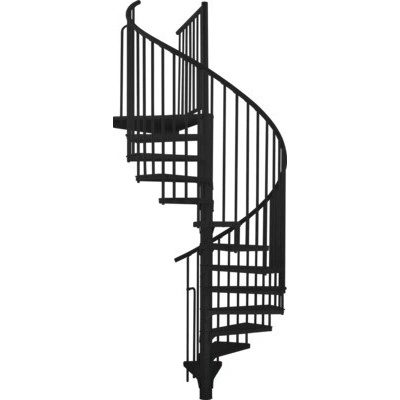 Myron Ø 140 cm, výška patra 352,5 cm černá
