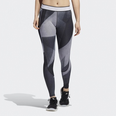 adidas Alphaskin Graphic Long šedé