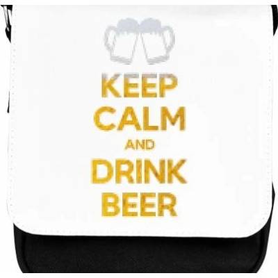 Malá brašna přes rameno Keep calm and drink beer