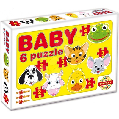 Dohány Baby domáce zvieratká 6-obrázkové DH635-5