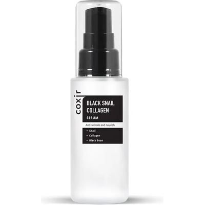 coxir Black Snail Collagen Serum, анти-ейдж серум за лице (8809080826195)