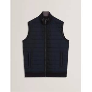 Ted Baker Елек Ted Baker Mens Quilted Gilet - Navy
