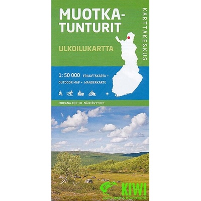 mapa Muotka-Tunturit 1:50 t.