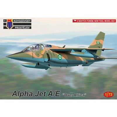 Kovozávody Prostějov Alpha Jet A/E Over Africa3x camo 1:72