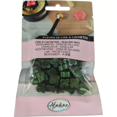 Aladine Pečetní vosk granulovaný vert sapin nacré perleťový jedlově zelený – Zboží Dáma