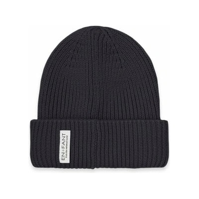 En Fant Pletená čepice s podšívkou Ebony