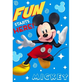 Faro Deka detská flecee Mickey Mouse modrá