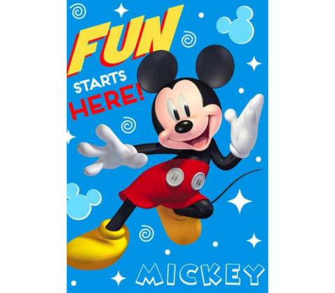 Faro Deka detská flecee Mickey Mouse modrá