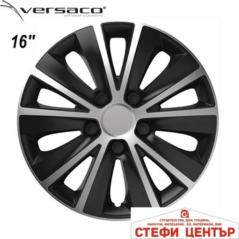 Image 1 of Versaco Тасове за джанти 16'' Versaco Rapid Silver / Black (56019)