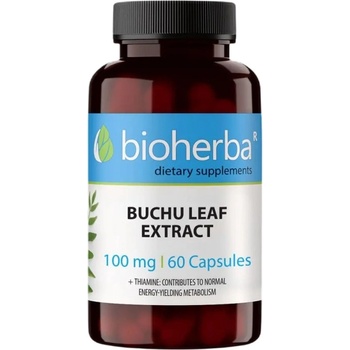 Image 1 of Bioherba Buchu Leaf 100 mg [60 капсули]