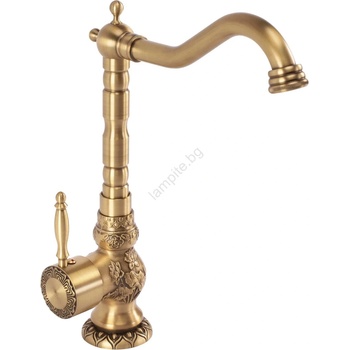 Rea Rea-b2500 - Смесител за умивалник venice, 32 см, матирано златно покритие (re0327)