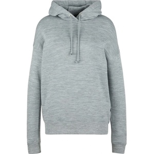 Stoic Дамски вълнен пуловер Stoic Women's MerinoFlatFleece240 SolbergSt. Hoody Merino hoodie - Light Grey / Melange - размер XS (105-6705-0211)