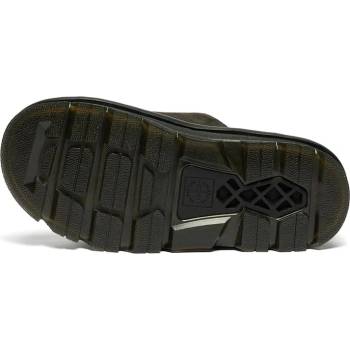 Dr. Martens чехли обувки с платформа от велур ZebZag Slide (DM42409001)
