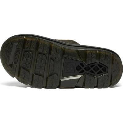 Dr. Martens чехли обувки с платформа от велур ZebZag Slide (DM42409001)