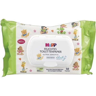 HiPP Babysanft Vlhčený toaletní papír ULTRA SENSITIVE 50 ks