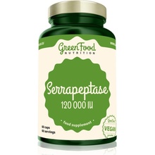 GreenFood Nutrition Serrapeptase 120 000 IU podpora správneho fungovania organizmu 60 kapsúl