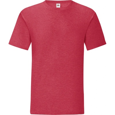 Fruit of the Loom tričko Iconic 150 T krátký rukáv pánské COT161430v7301-heather red