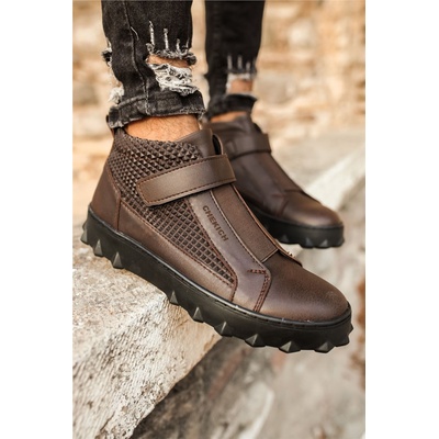 Chekich Мъжки боти CH103 - Кафяви #359632 (359632_Тъмно кафяв)