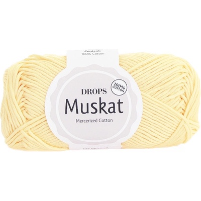 Příze DROPS Muskat 07 - světlá žlutá