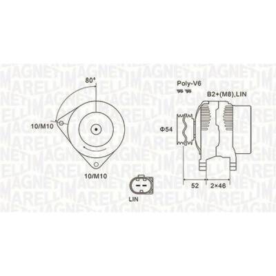 generátor MAGNETI MARELLI 063731970010