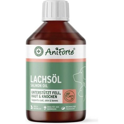 AniForte Lososový olej pro psy kočky a koně 250 ml
