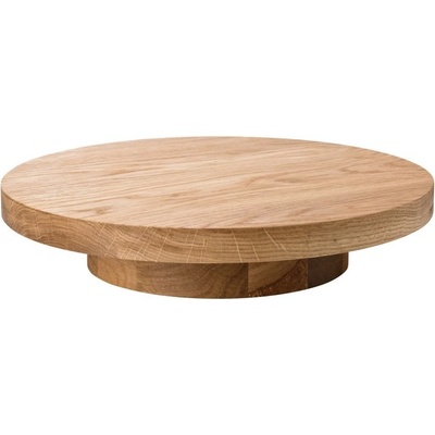 Stojan na dort dubový pr. 280 mm| TOM, V-11548 přírodní s viditelnými dubovými kroužky