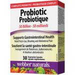 Webber Naturals Probiotic 50 Billion - Пробиотик 50 млрд. активни пробиотици, 10 щама, 30 капсули Webber Naturals (3197 WN)