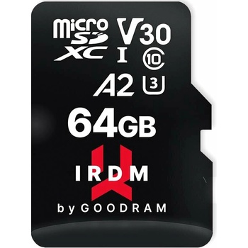 GOODRAM microSDXC UHS-I U3 64GB IR-M3AA-0640R12
