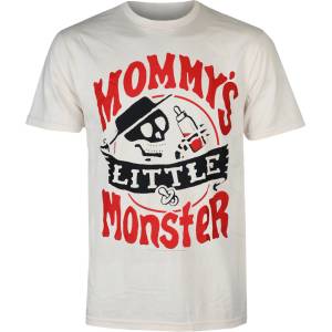 Low frequency мъжка тениска Social Distortion - Mommys Lil Monster - бежово - LOW FREQUENCY - SDI002TS